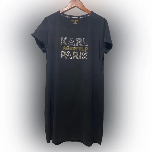 slim fit dress slacks Gold Star T-Shirt Dress Curves 1x main image 1